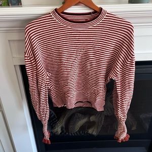 Ulla Johnson Lulu Gathered Striped Sweater size M